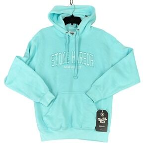 Stone Harbor New Jersey Souvenir Hoodie Pullover Sweatshirt S Women Pacific & Co